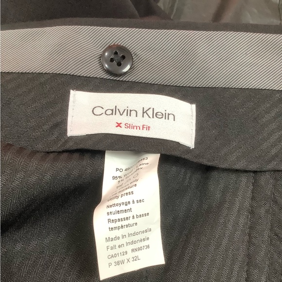Calvin Klein X Slim Fit Tuxedo Suit - Picture 11 of 13